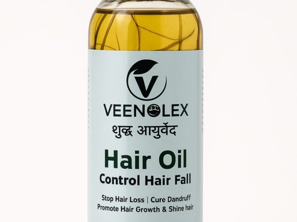 Veenolex Ayurvedic Hair Oil to control hair fall, dandruff, and promote growth