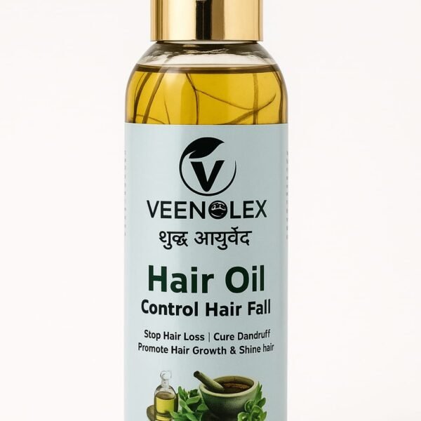 Veenolex Ayurvedic Hair Oil to control hair fall, dandruff, and promote growth
