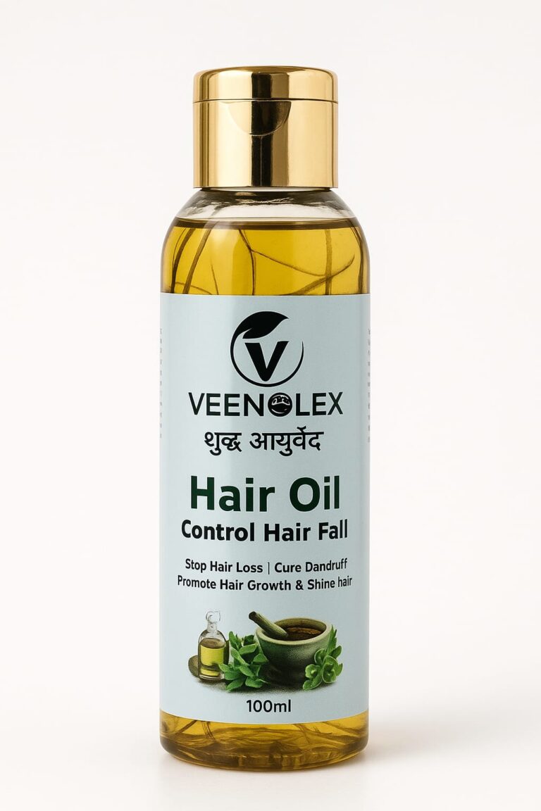 Veenolex Ayurvedic Hair Oil to control hair fall, dandruff, and promote growth