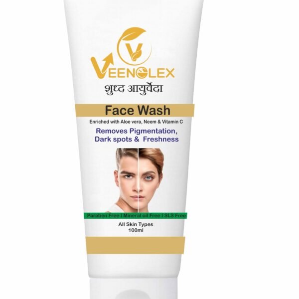 Venolex Face Wash with Aloe Vera, Neem and Vitamin C for clear and glowing skin