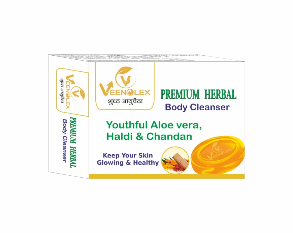 Venolex Premium Herbal Body Cleanser with Aloe Vera, Haldi and Chandan for glowing skin