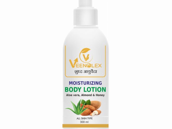 Venolex Moisturizing Body Lotion with Aloe Vera, Almond & Honey for smooth and hydrated skin