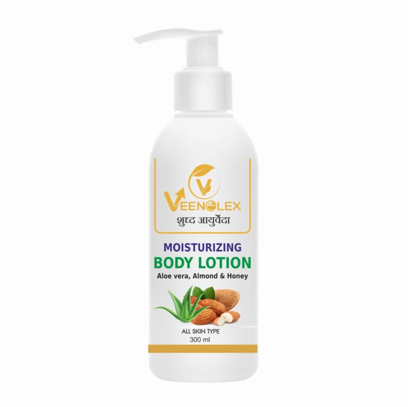 Venolex Moisturizing Body Lotion with Aloe Vera, Almond & Honey for smooth and hydrated skin