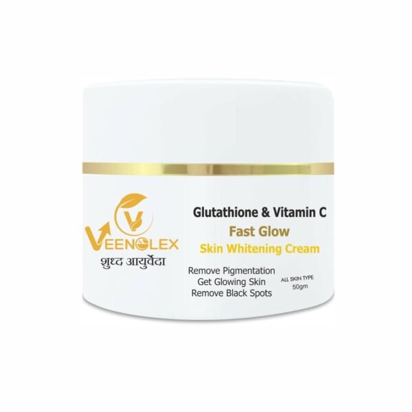 Veenolex Skin Whitening Cream with Glutathione and Vitamin C for Glow and Fairness