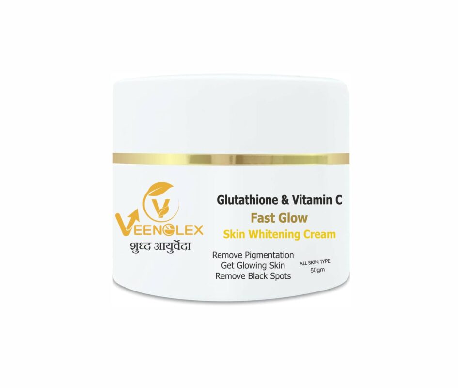 Veenolex Skin Whitening Cream with Glutathione and Vitamin C for Glow and Fairness